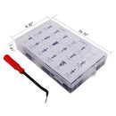 415pcs Mixed Car Fasteners Bumper Door Trim Panel Rivets Clips + Tool for Ford