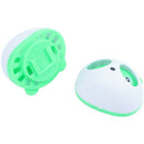 2 Pcs Green White Panda Shaped Car Air Freshener Perfume w Two Clips