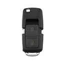 2 Buttons Car Flip Remote Key Fob Case 434MHz ID48 Chip For /Volkswagen Bor Z9D6