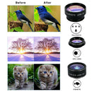 Fish Eye Lens Wide Angle Macro Lens Universal for Mobile Phone