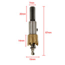 Woodworking Tool Set, 2 Flutes 1/4 Shank End Bearing Double Edge Router Bit &