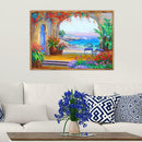 5D DIY Full Drill Diamond Painting Quiet Seaside Cross Stitch Embroidery