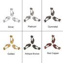 36 Pcs Clip-on Earring Converter Component 19x6x9mm for Non-Pierced Ears 6