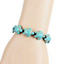 Bohemia Bangle Turquoise Turtle Adjustable Braided Bracelet Rope Jewelry Ne D5T8