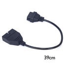 2pcs 12Pin OBD1 to 16 Pin OBD2 Convertor Connector Adapter Cable For Che UAG