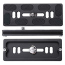 Metal PU-100 Quick Release Plate for Benro B0 B1 B2 J1 N1 Tripod Ball Head