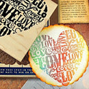 Wooden Rubber Love Heart Stamp For Diary Scrapbooking Card Making DIY Craft 3C