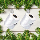 Christmas 2020 Toilet Paper Blown Glass 2020 Unique Ornaments Tree Decor