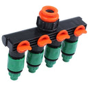 4 Way Garden Water Tap Adaptor Hose Splitter Quick Connectors Garden Wateri O4G1