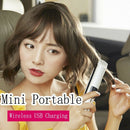 Mini Usb Cordless Hair Straightener With Power Bank Lock System Travel Flat