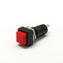 5 Pcs Black Momentary OFF-(ON) Square Push Button Switch SPST 12v Car D TPY