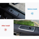 Chrome Car Door Window Switch Lift Button Cover Trim Frame for for Land Rov