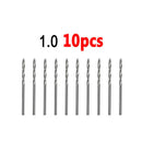 40 Pcs Mini Drill Hss Bit 0.6Mm-2.0Mm Straight Shank Pcb Twist Drill Bits S