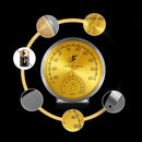 Stainless Steel Dial Analog Thermometer Hygrometer Temperature Humidity Meter