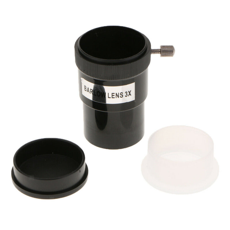 1.25 inch 3X Barlow Lens Eyepiece for Astronomical Telescope, Moon Planet Deep