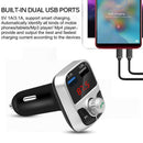 Bluetooth Dual USB Fast Car Charger Transmitter Radio Adapter MP3 Player Pretty