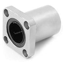 2Pcs LMEK30UU 30Mm Flange Bearing Europe Version 30X47X68Mm Cnc Flanged Lin