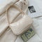 Retro Alligator PU Leather Handbag Women Casual Totes Shoulder Bag (Beige)