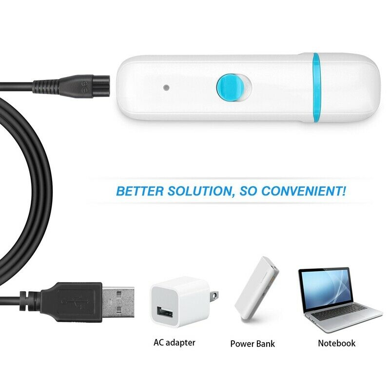 2X(Pet Nail Grinder, Electric Dog Nail Grooming Tool With Clippers Claw Car