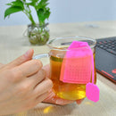 Tea Infuser Silicone Strainer rose Red