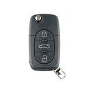 Car Remote Key Shell 3 Button Flip Folding Key Case Blank for Audi A2 A3 A4