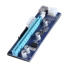 6 Pin PCI Express Riser Card 1x to 16x USB 3.0 Cable with Light for Miner