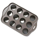 12 Cavity Mini Cheesecake Pan with 12 Pieces Removable Bottom F8C6
