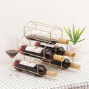 Creative Geometric Wine Rack Metal Simple Household Grape Wine Rack Restaur