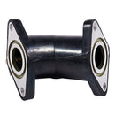 Black carburetor tee joint intake manifold suitable for Yamaha XV250 XV125