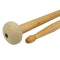 1 Pair Percussion Sticks Drumsticks Maple Wood Handle Soft Felt Head Drum A