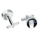 Luxury Round Crystal Cufflinks Men's Luxury Gifts Shiny Wedding Cufflinks