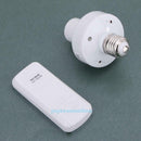 E27 10M Wireless Remote Control Screw Light Lamp Bulb Holder Cap Socket Switch