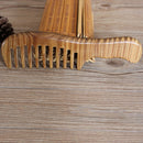 Wooden Natural Sandalwood Handmade Wide Tooth Comb Massage Comb Hair Care MO
