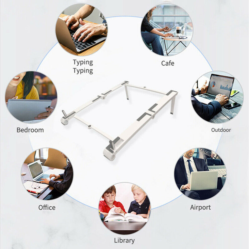 Laptop stand foldable and portable laptop stand portable tablet stand portable