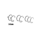 6 Pairs Simple Clip Earrings Non Pierced Ear Studs Women Men Jewelry Gift A