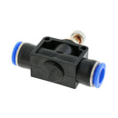 2PCS 10mm 12mm Pneumatic Restrictor Connector Valve Push in Type