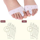1 Pair Toe Separator Fingers  Feet Care Thumb Foot Silicone Gel