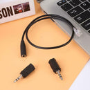 Headset Cable 3.5mm 2.5mm to RJ9 Jack Adapter Convertor PC Headset Telephone