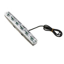 Great Performance 2Pcs 6 LED Car Running Lights DRL 12V 6000K with Flowing