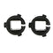2Pcs Car H7 Xenon Lamp Bulb Base Adapter Holder Conversion Kit For Kia Black