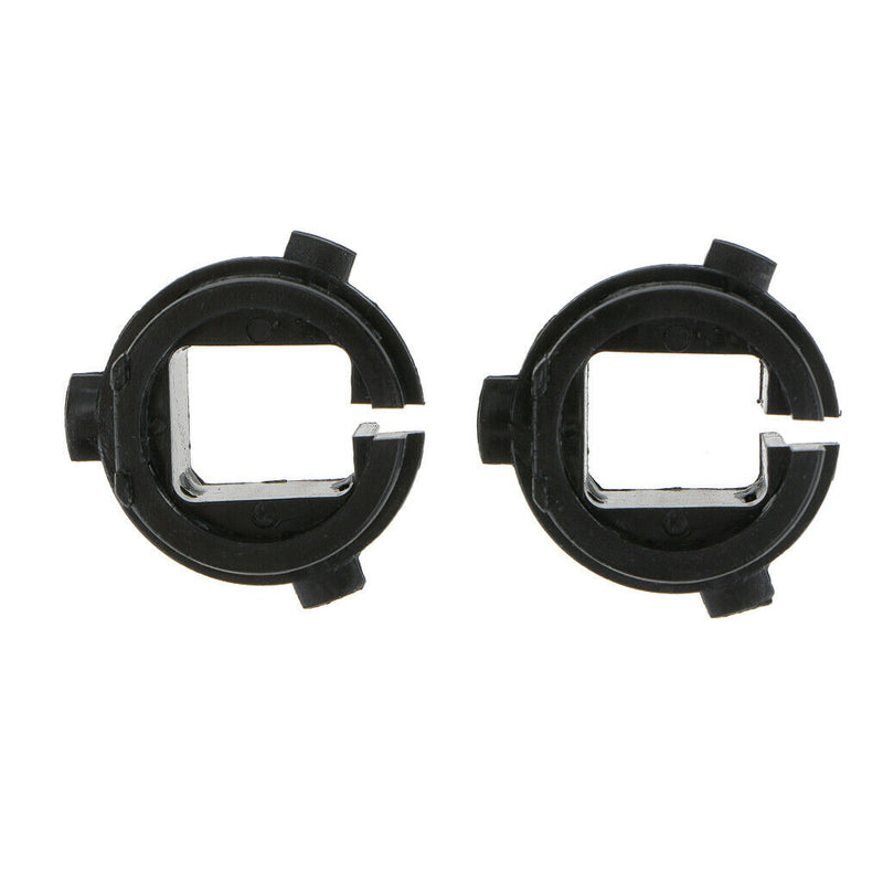 2Pcs Car H7 Xenon Lamp Bulb Base Adapter Holder Conversion Kit For Kia Black