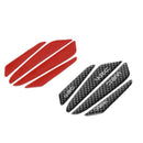 4pcs Carbon Fiber Car Side Door Edge Anti-scratch Strips Protector Guard Trim