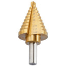 Step Drill Cone Drill Bits, High Speed Steel 10 Steps 1/4 to 1-3/8 inch