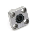 6mm Inner Diameter Square Flange Linear Motion Bushing Ball Bearing LMK6UU JR