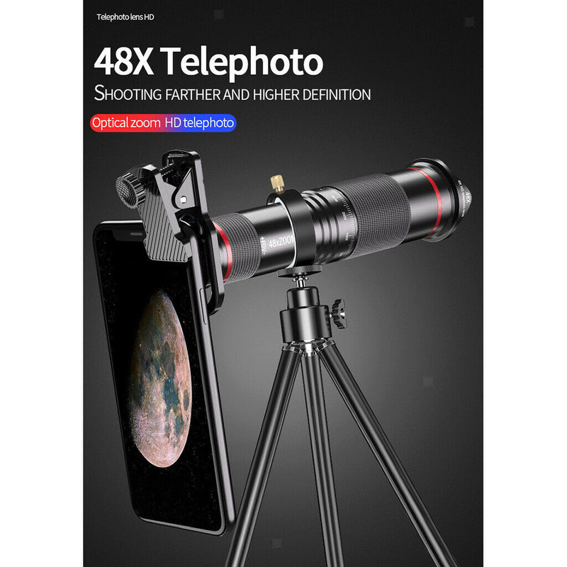 Smart Phone Camera Lens Kit 48X Telephoto Lens Universal for  Android