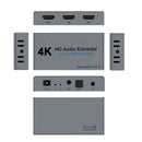 E21 4K HDMI 1.4 Switch 2 In 1 Out w/ Optical SPDIF + 3.5mm Audio Extractor