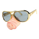 Novelty Pig Nose Sunglasses Funny Piggy Snout Fancy Dress Party Photo Props