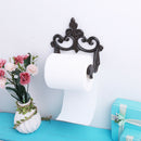 Wall Mounted Toilet Roll Paper Holder Tissue Dispenser Iron Stand Bathroom