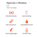 Waterproof Office Wireless  5.0 Bone Conduction Headphone Earbuds