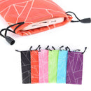 5Pc Sunglasses Bag Pouch Soft Cloth Cleaning Optical Glasses Case Random NeME